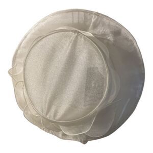 Forbusite Elegant White Sheer‎ Hat